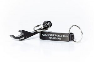 Sweet Home Promotional Products Printing Golf Cart World Custom Bottle Openers client 300x200