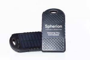 Beebe Screen Printing Spherion Solar Chargers client 300x200